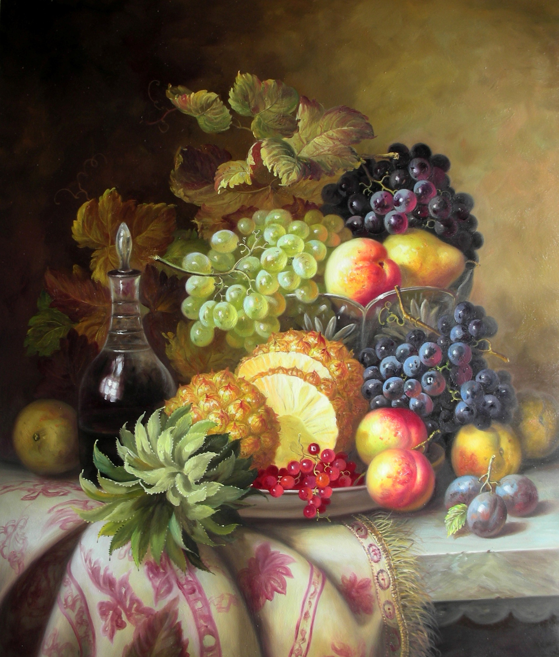 Арнольд Блумерс натюрморт с фруктами