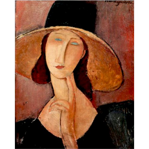 Amedeo Modigliani Portrait Of Woman In A Hat