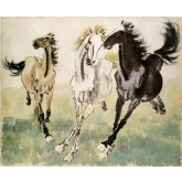 Xu Beihong Three horses