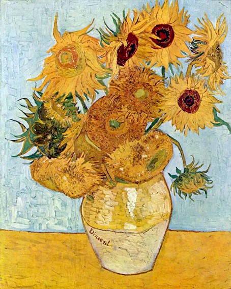 Van Gogh Vase with Twelve Sunflowers